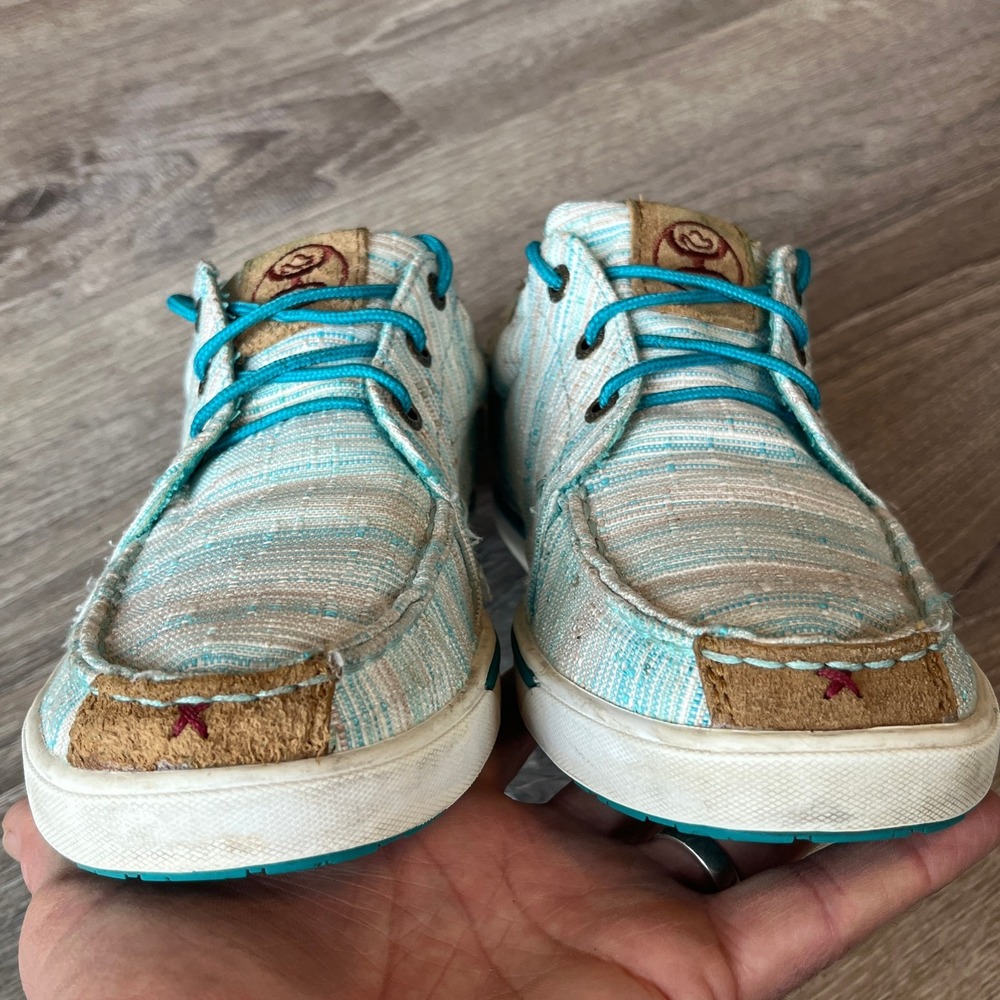 Twisted X Hooey Loper Sneakers Loafers Multicolor Blue Uppers Womens 8 - Picture 5 of 10